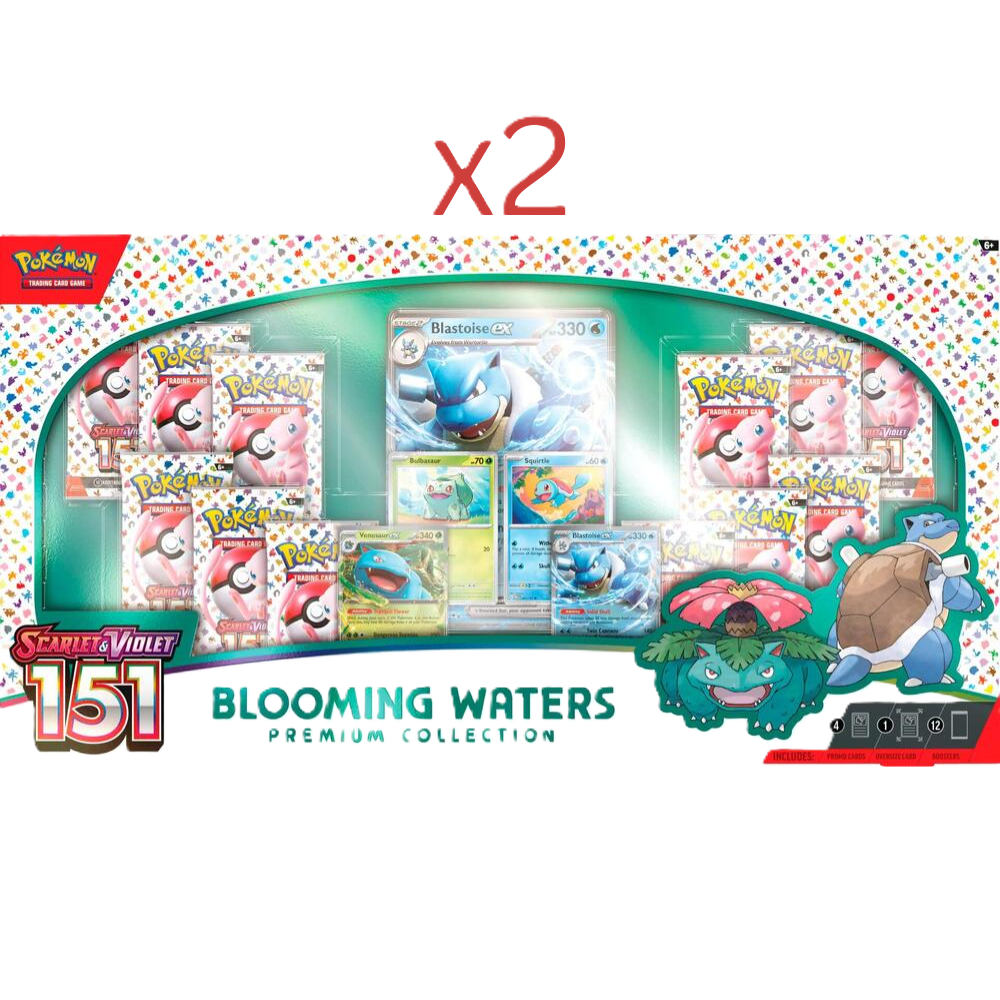 Pokemon Blooming Waters Premium Collection x2
