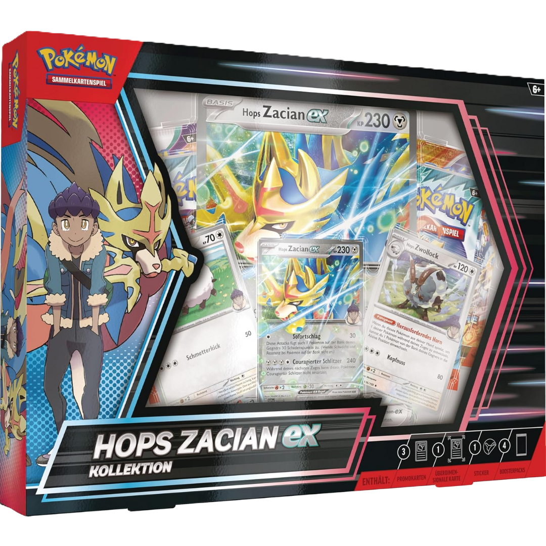 Pokemon Hop's Zacian Ex Box