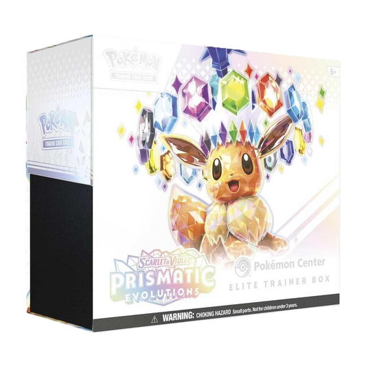 Pokemon Prismatic Evolutions Pokemon Center Elite Trainer Box
