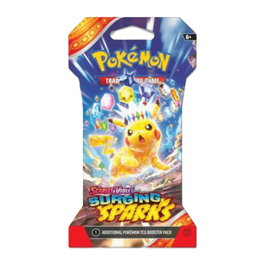 Pokemon Surging Sparks Sleeved Booster Pack (Mixed Artwork)