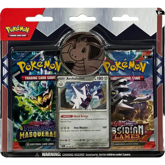 Pokemon Obsidian Flames Twilight Masquerade 2 Pack Blister
