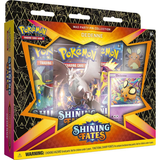Pokemon Shining Fates Mad Party Pin Collection [Dedenne]