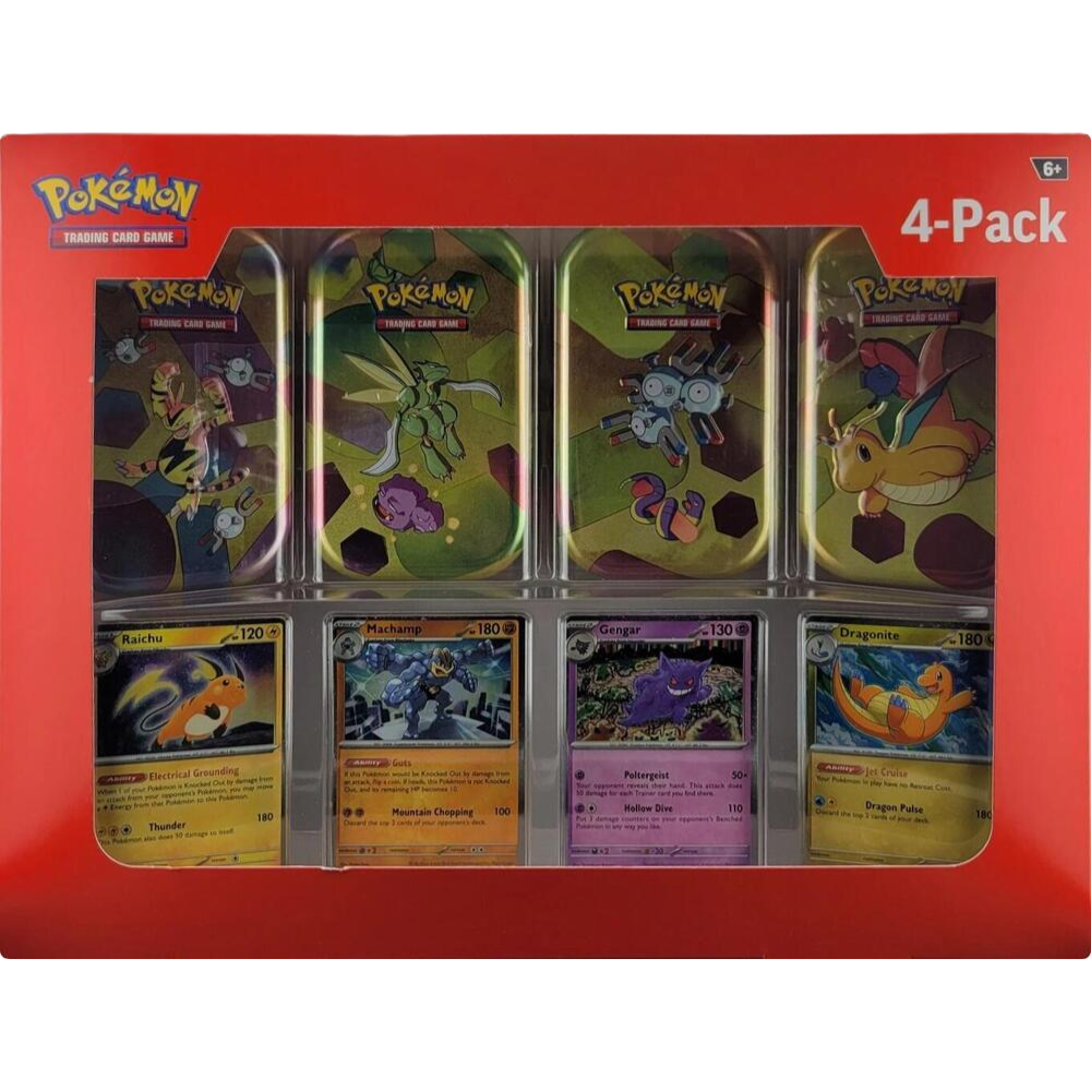 Pokemon Sam's Club 151 4 Pack Mini Tins