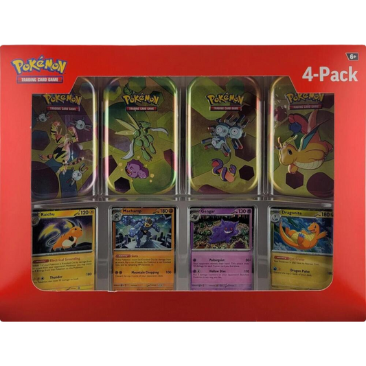 Pokemon Sam's Club 151 4 Pack Mini Tins