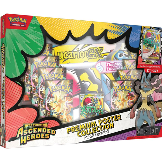 Pokemon Ascended Heroes Premium Poster Collection [Lucario]