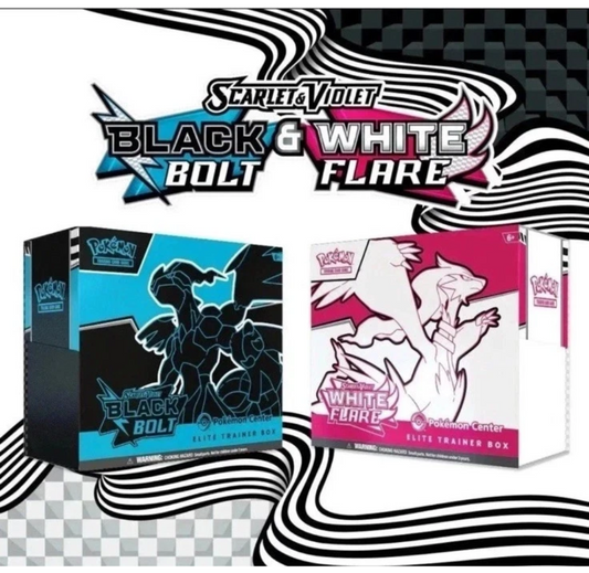 Pokemon Black Bolt / White Flare Pokemon Center ETB Set