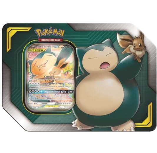 Pokemon Eevee & Snorlax Tag Team Tin