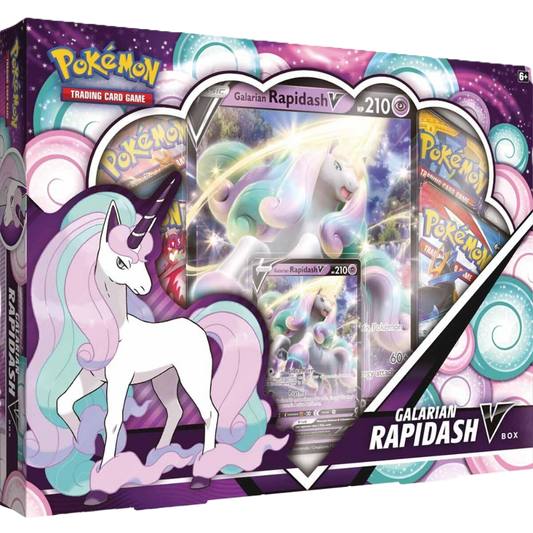 Pokemon Galarian Rapidash V Box