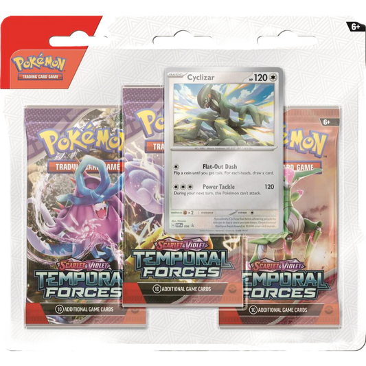 Pokemon Temporal Forces 3 Pack Blister