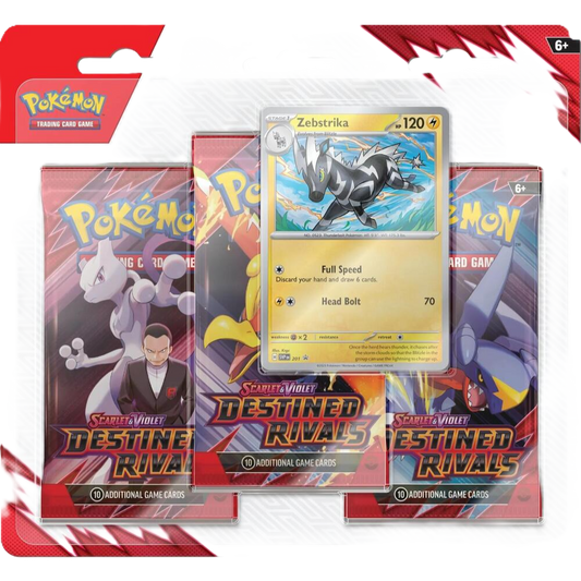 Pokemon Destined Rivals 3 Pack Blister