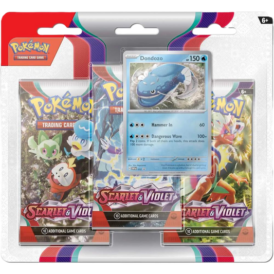 Pokemon Scarlett & Violet Base Set 3 Pack Blister