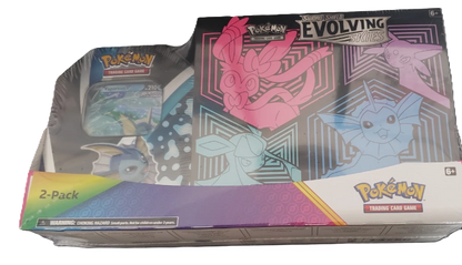 Pokemon Evolving Skies Elite Trainer Box and Tin (Vaporeon)